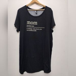 Jaclyn Intimates Mom Definition Pajama Dress Soft Stretchy Sleep Gown